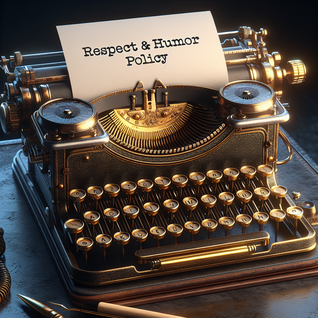 Editorial cartoon of retro typewriter and notepad, DALL·E 3.